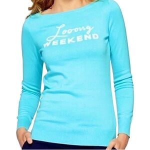 Lilly Pulitzer - Looong Weekend Crewneck Sweater - Size M